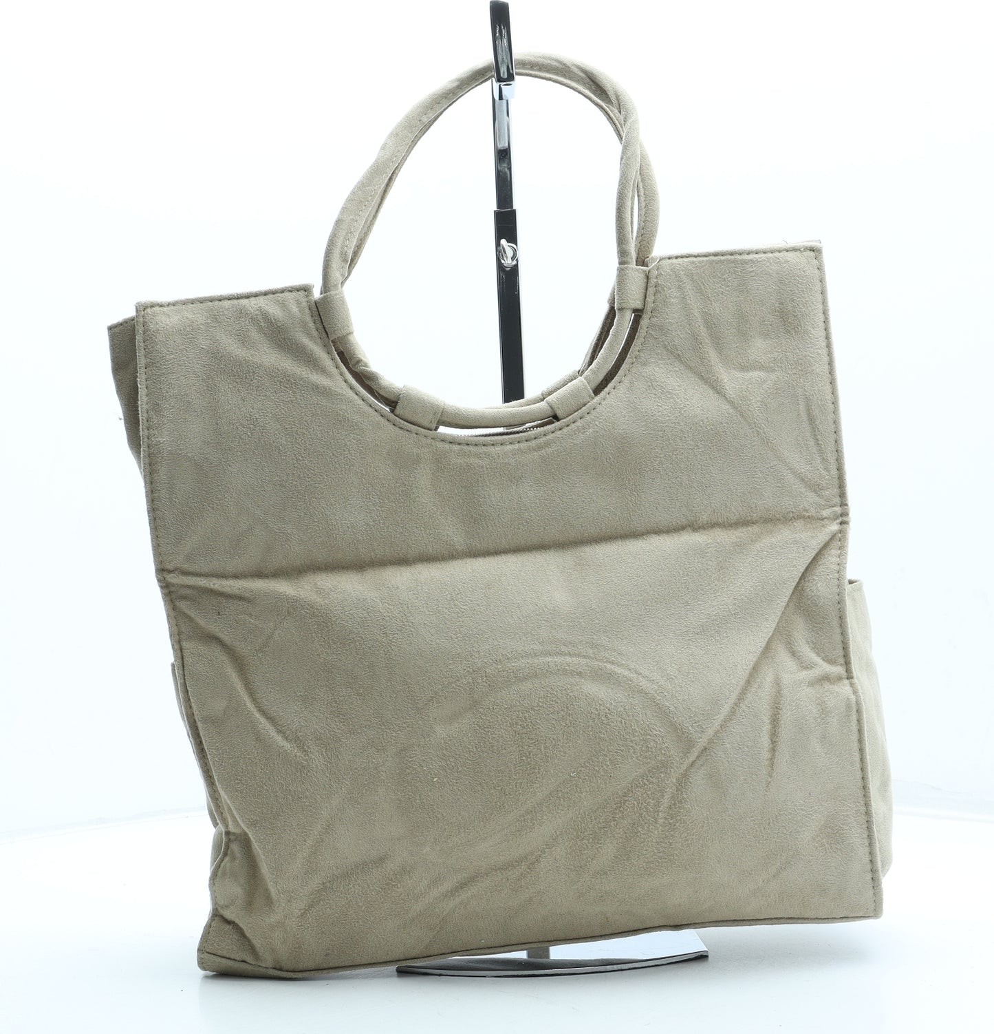 Preworn Womens Multicoloured Geometric Leather Top Handle Bag Size Large