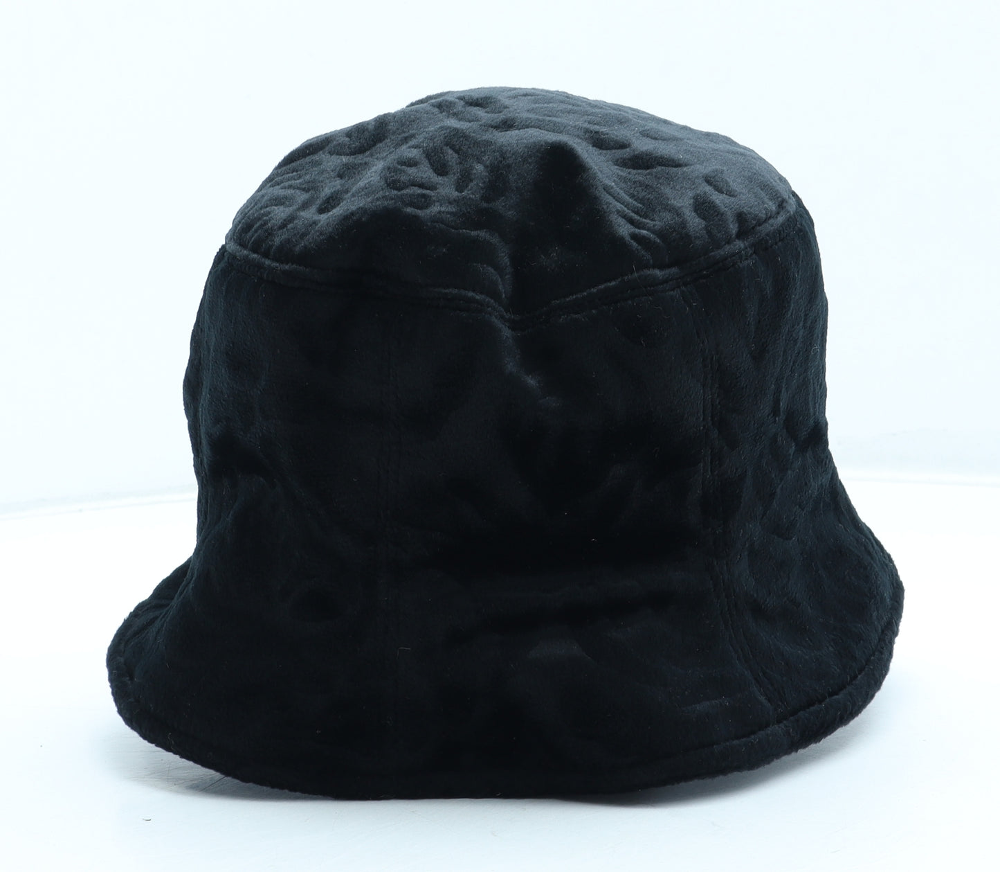 Preworn Womens Black Polyester Cloche One Size