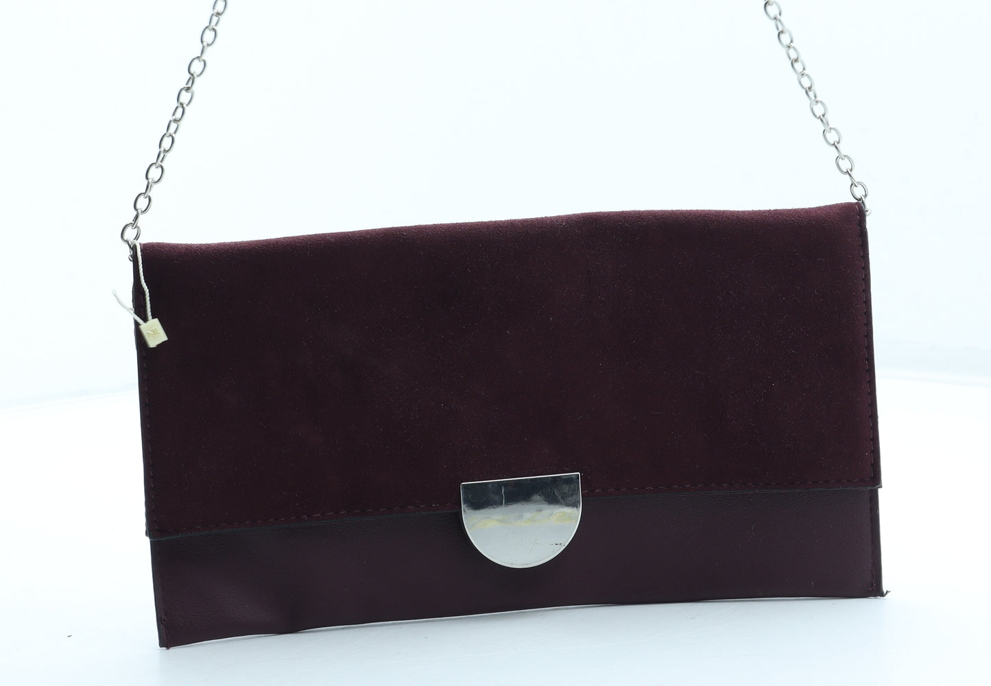 Preworn Womens Purple Polyurethane Clutch Size Small