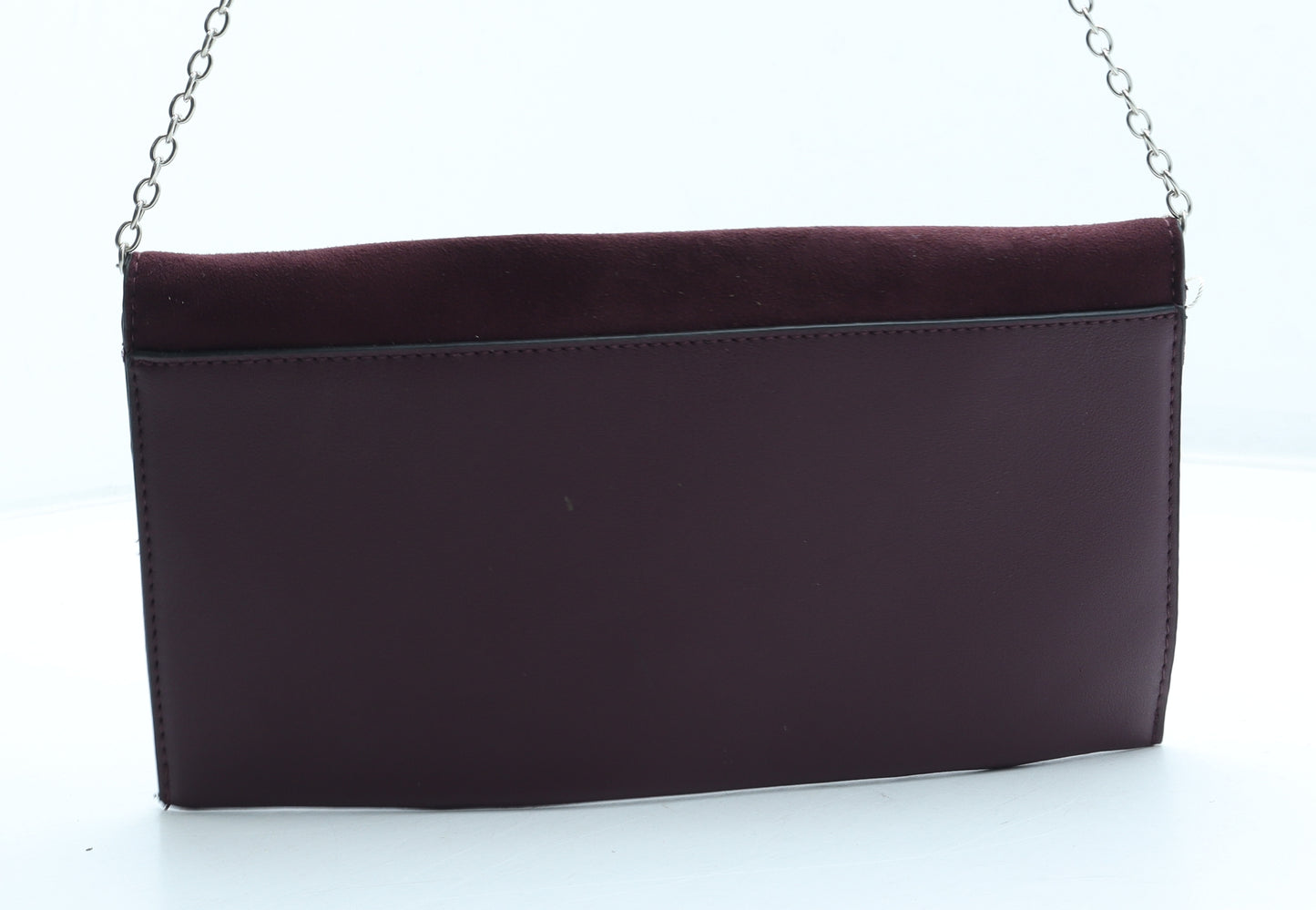 Preworn Womens Purple Polyurethane Clutch Size Small