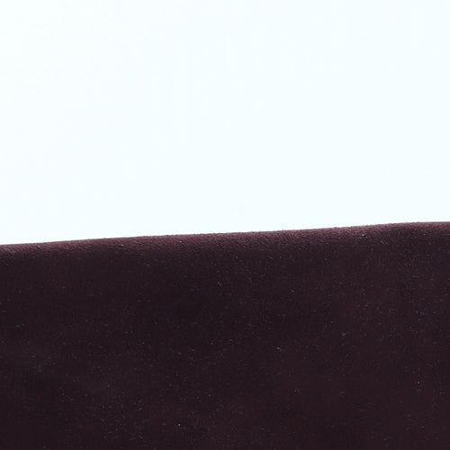 Preworn Womens Purple Polyurethane Clutch Size Small