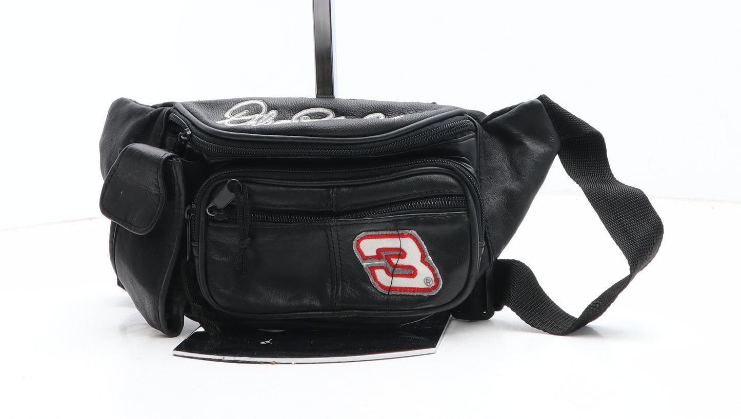 Nascar Mens Black Polyurethane Belt Bag & Waist Pack Size Medium