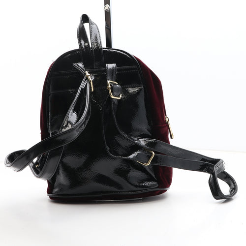 F&F Womens Purple Polyester Backpack Size Small