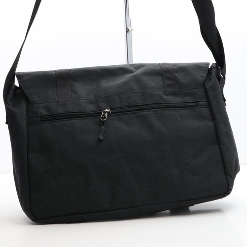 Vaschy Mens Black Polyester Crossbody Size Large