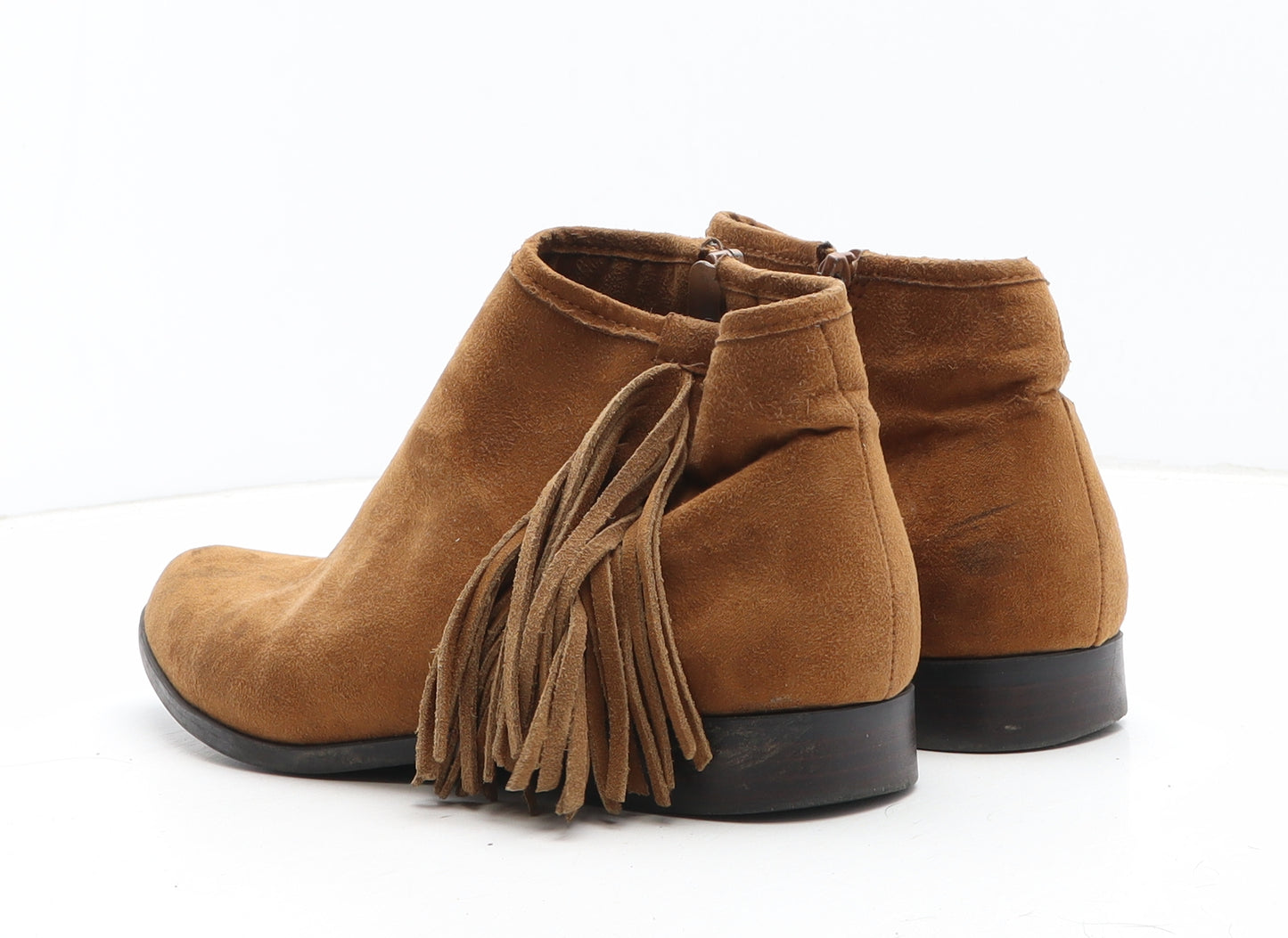 Fiore Womens Brown Synthetic Bootie Boot UK