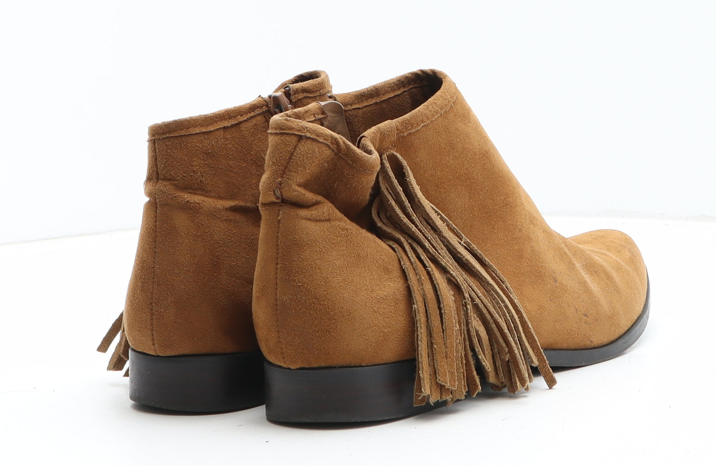 Fiore Womens Brown Synthetic Bootie Boot UK