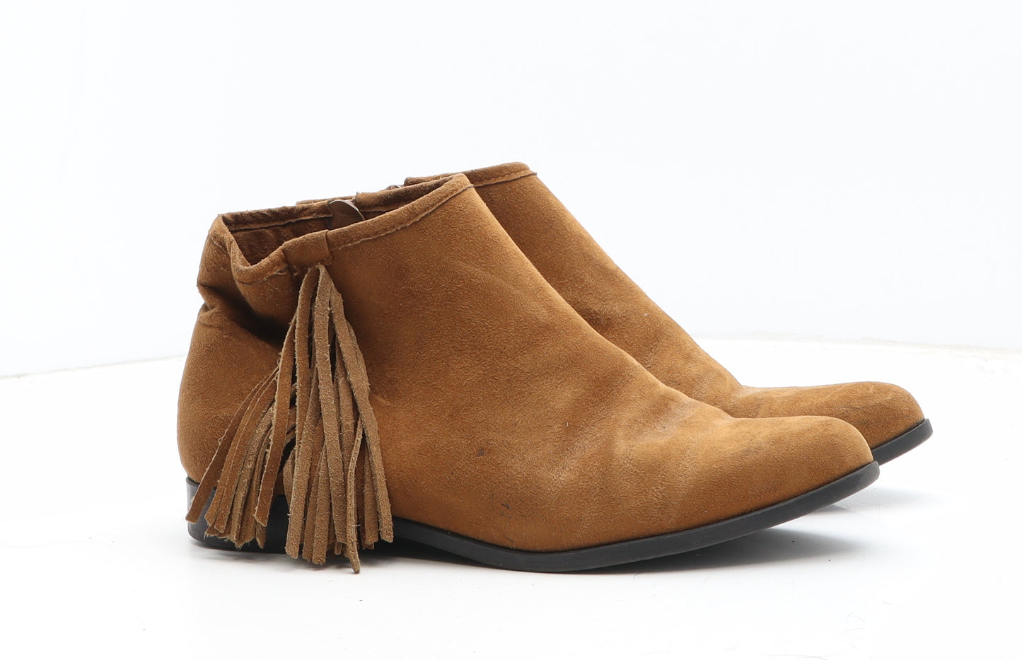 Fiore Womens Brown Synthetic Bootie Boot UK