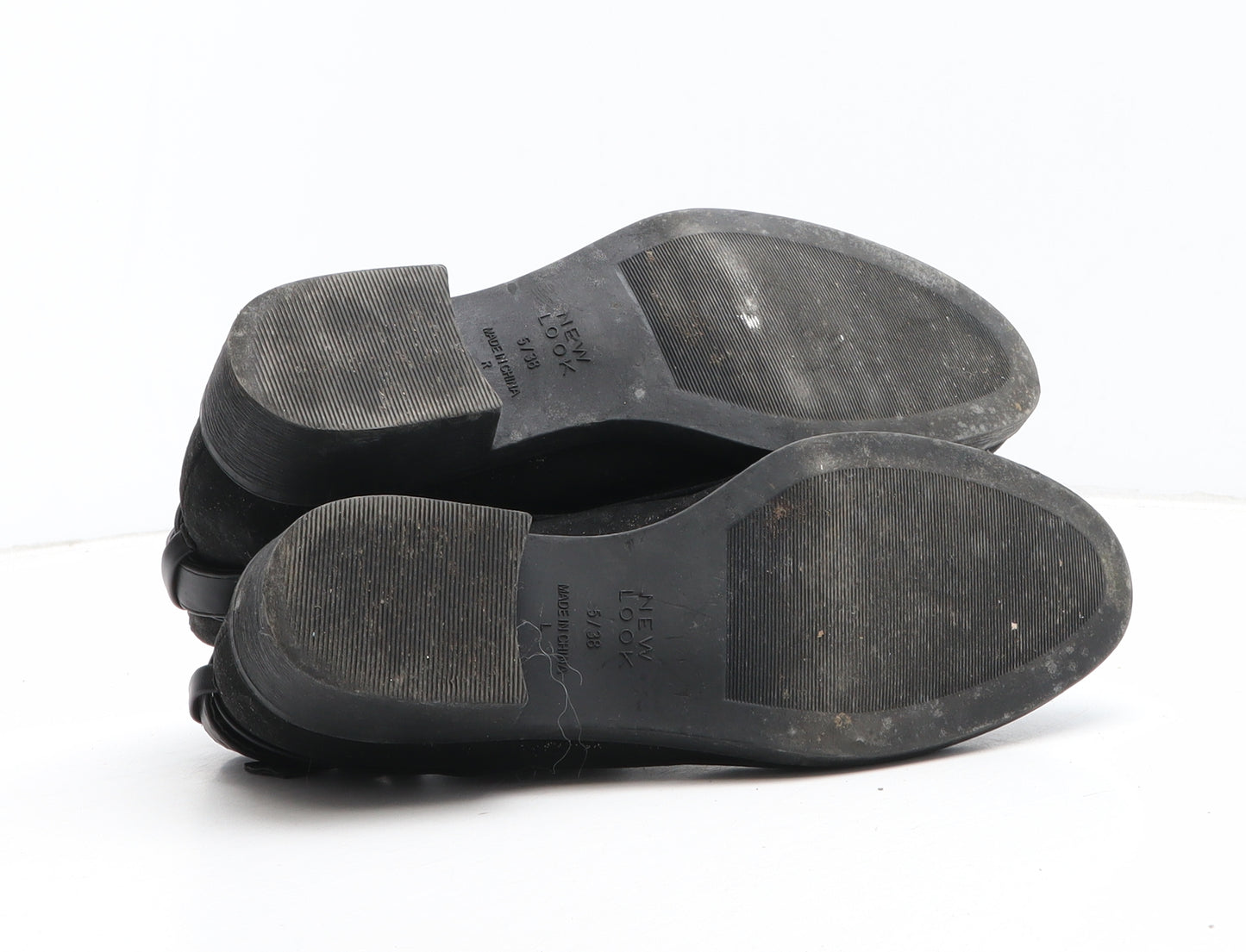 New Look Womens Black Synthetic Bootie Boot UK