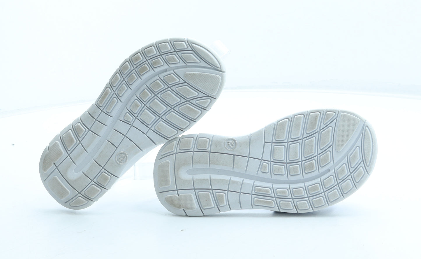Preworn Boys Blue Colourblock Rubber Slider Sandal UK 12
