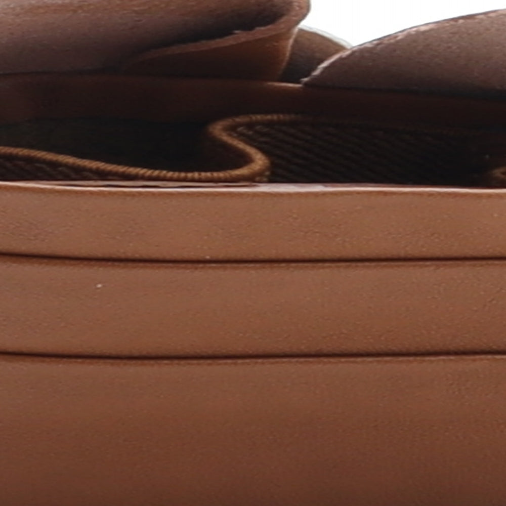 River Island Womens Brown Solid Leather Waist Belt Belt Size M