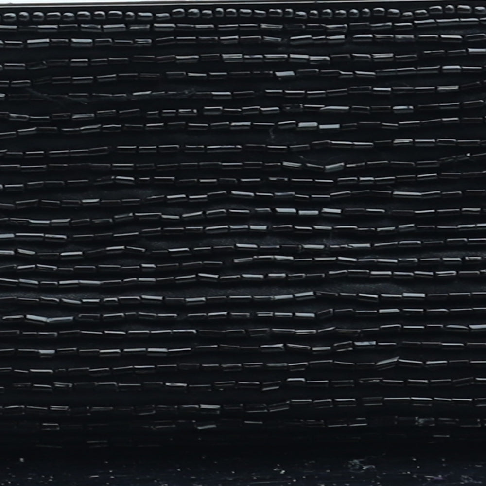 Preworn Womens Black Polyester Clutch Size Small