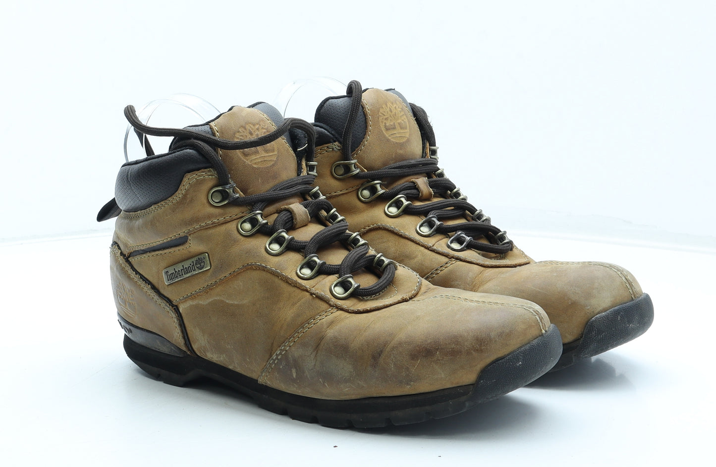 Timberland Mens Brown Leather Combat Boot UK 8.5 42.5