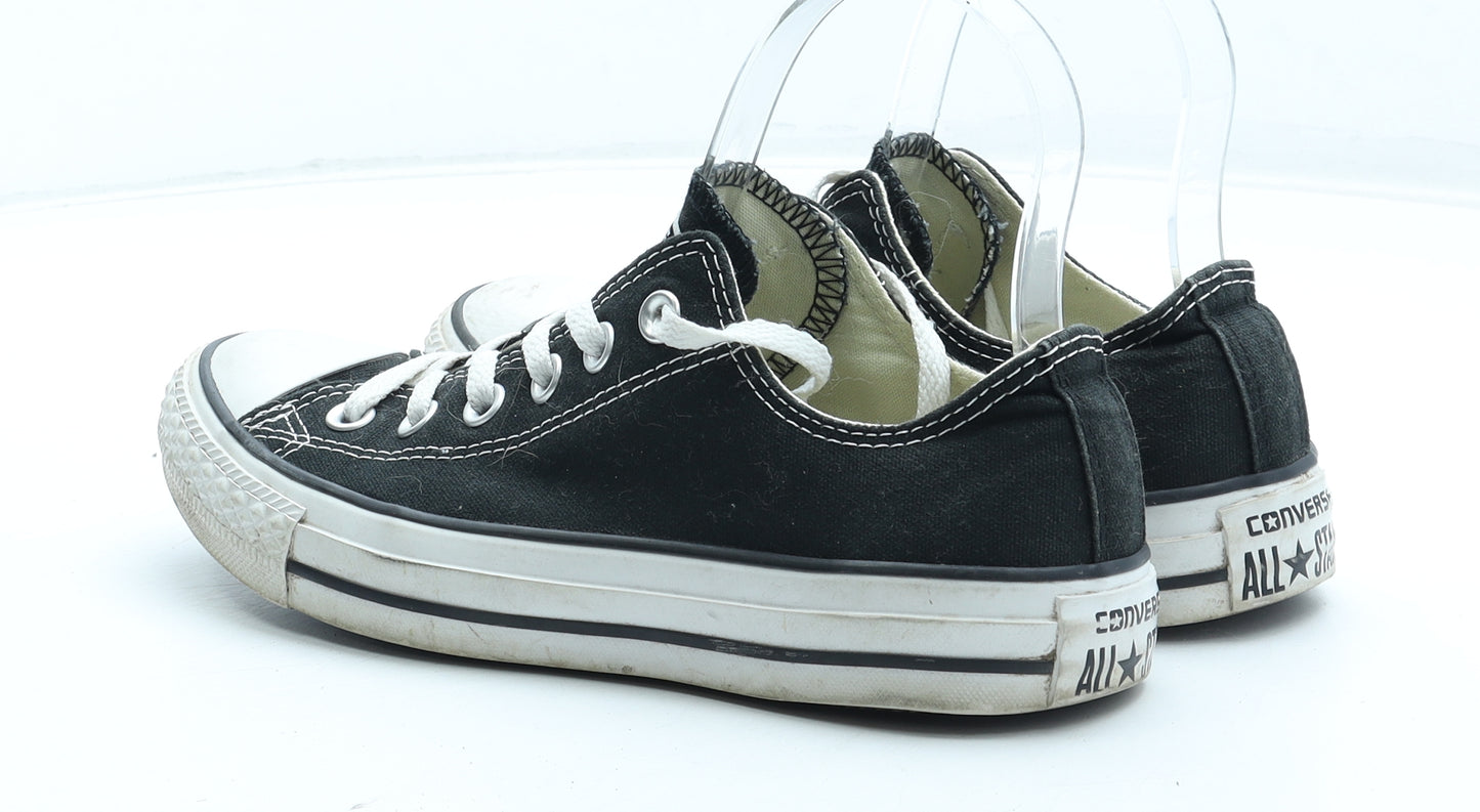 Converse Womens Black Polyester Trainer UK - All Star