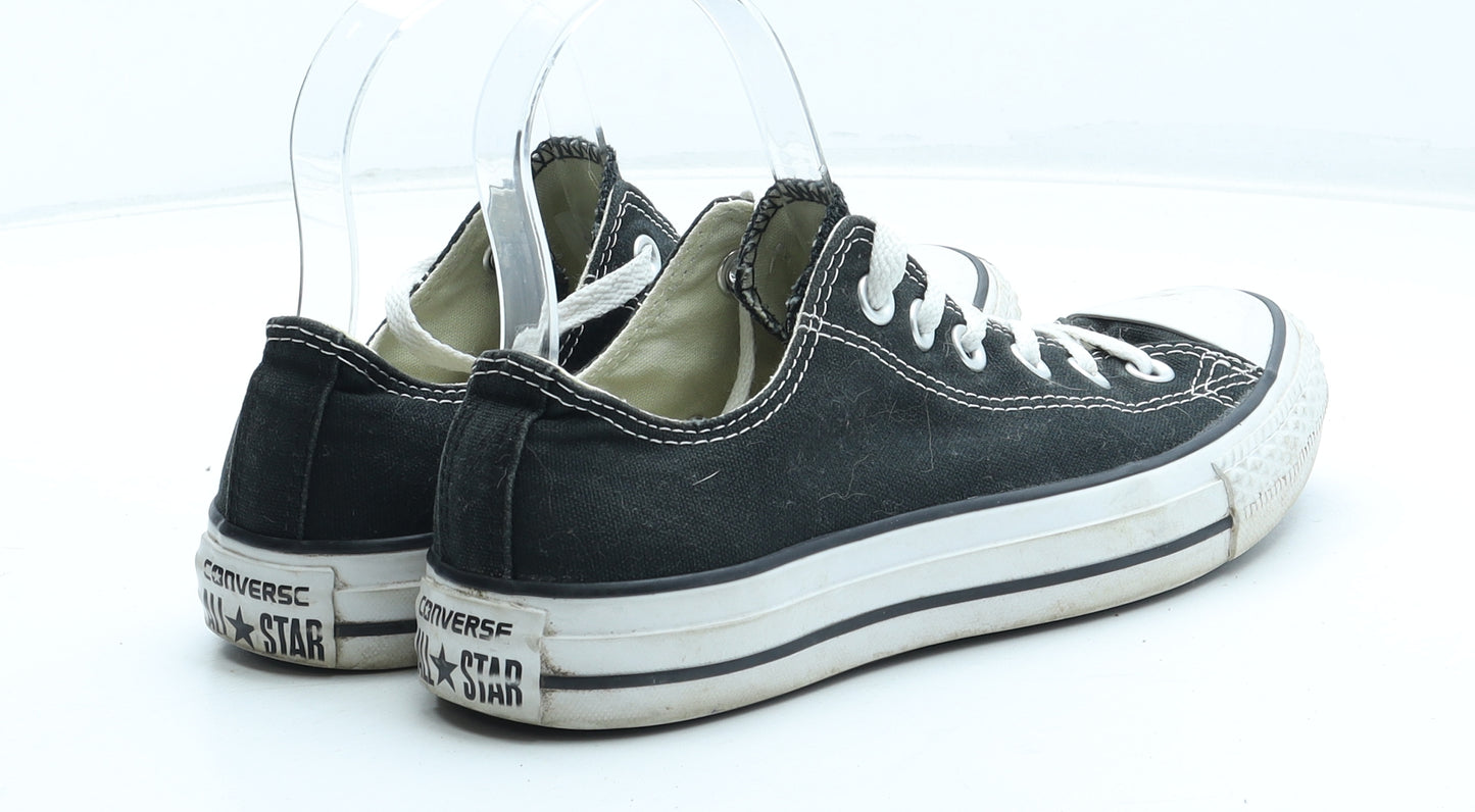 Converse Womens Black Polyester Trainer UK - All Star