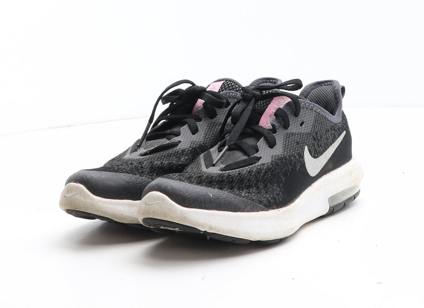 Nike Girls Black Synthetic Trainer UK 1