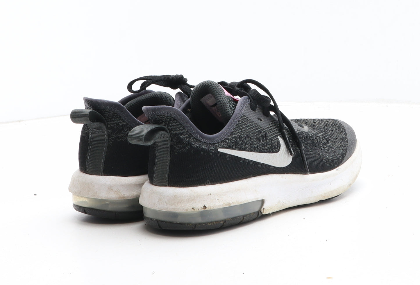 Nike Girls Black Synthetic Trainer UK 1