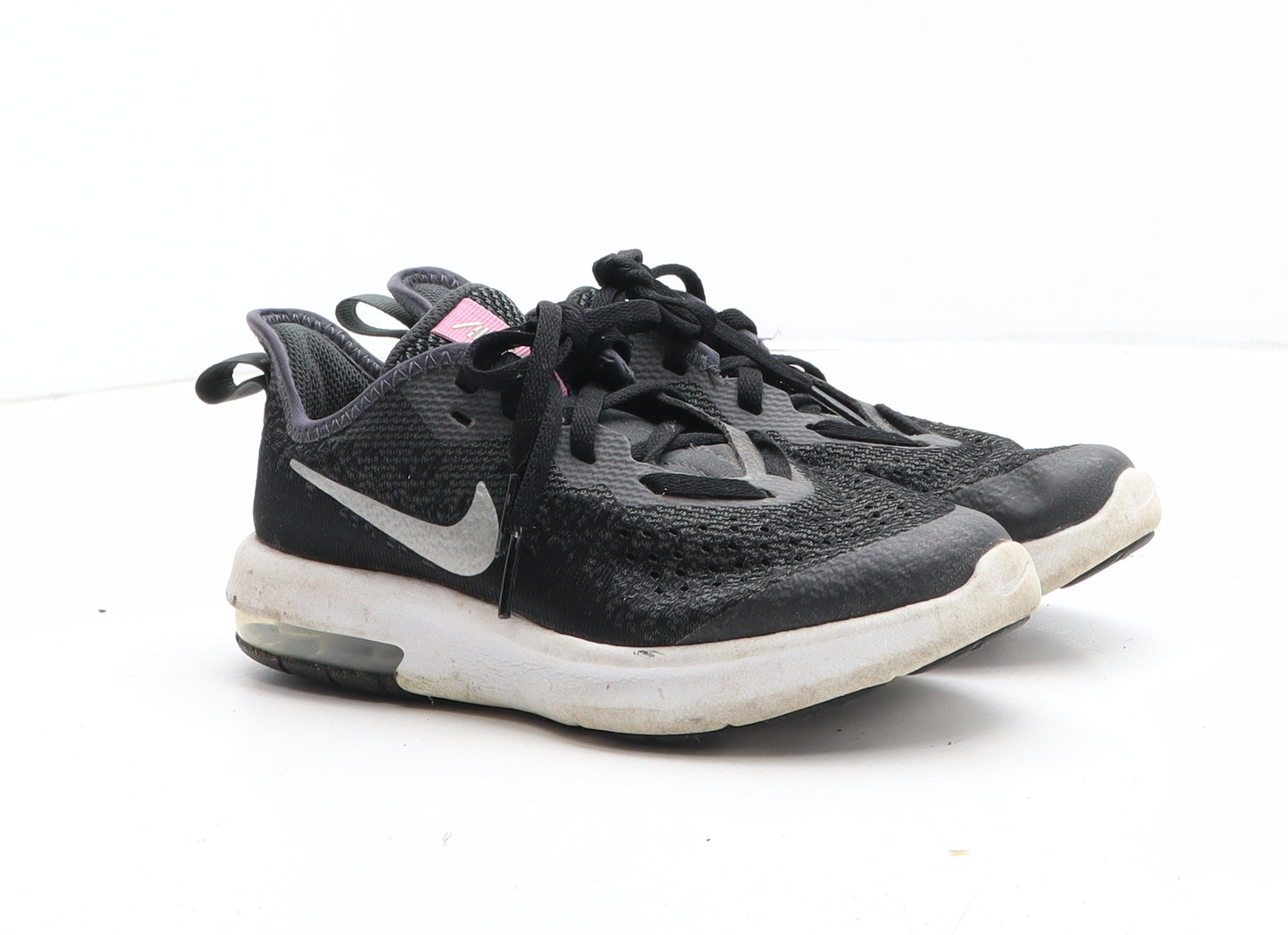 Nike Girls Black Synthetic Trainer UK 1