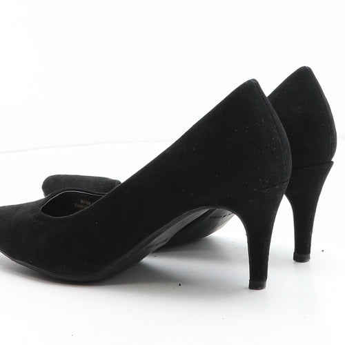 George Womens Black Synthetic Court Heel UK