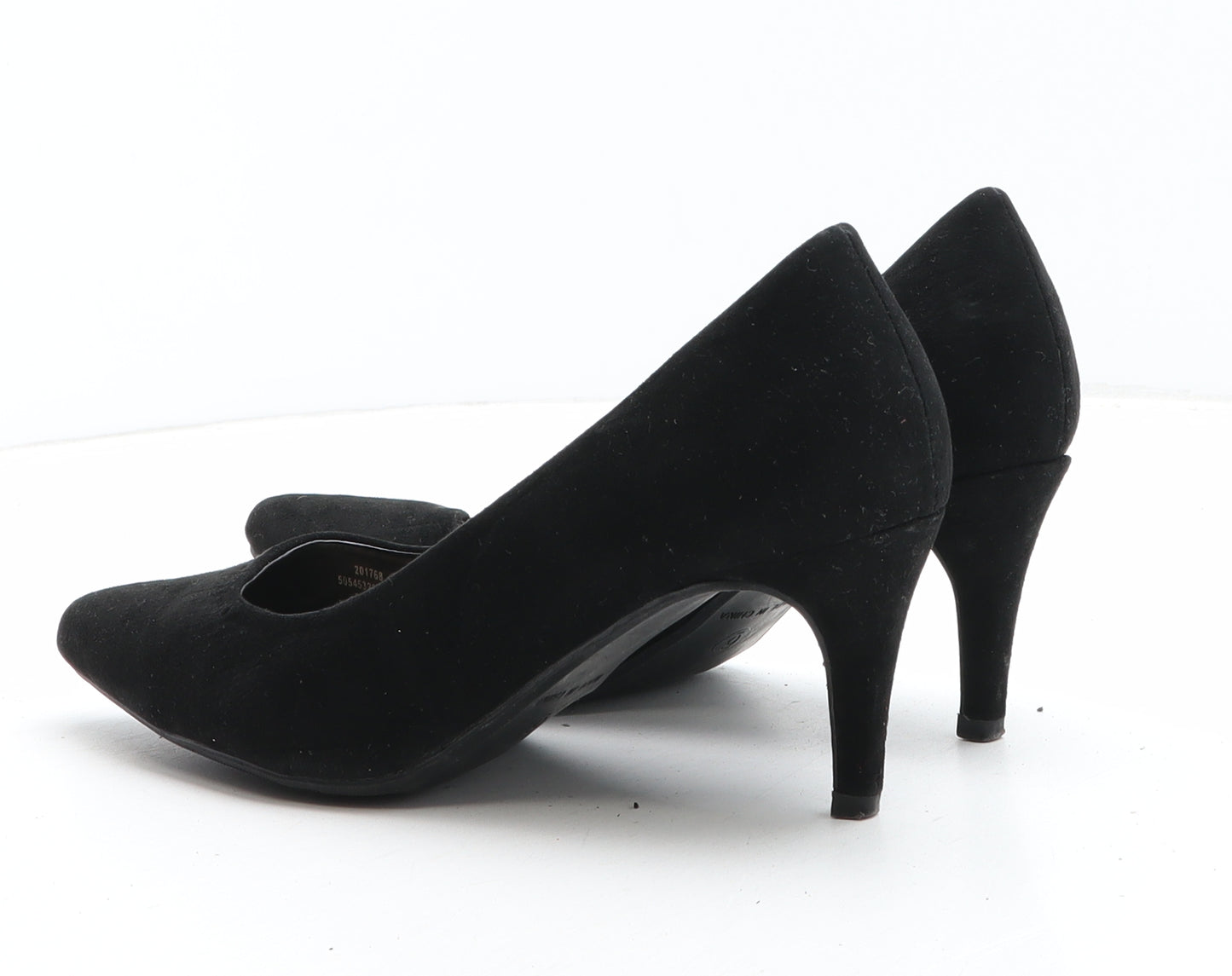 George Womens Black Synthetic Court Heel UK