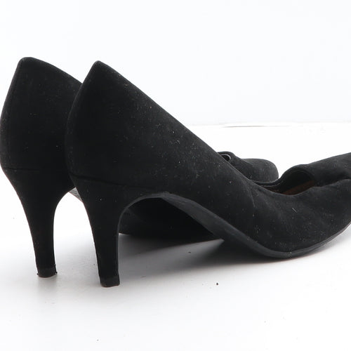 George Womens Black Synthetic Court Heel UK