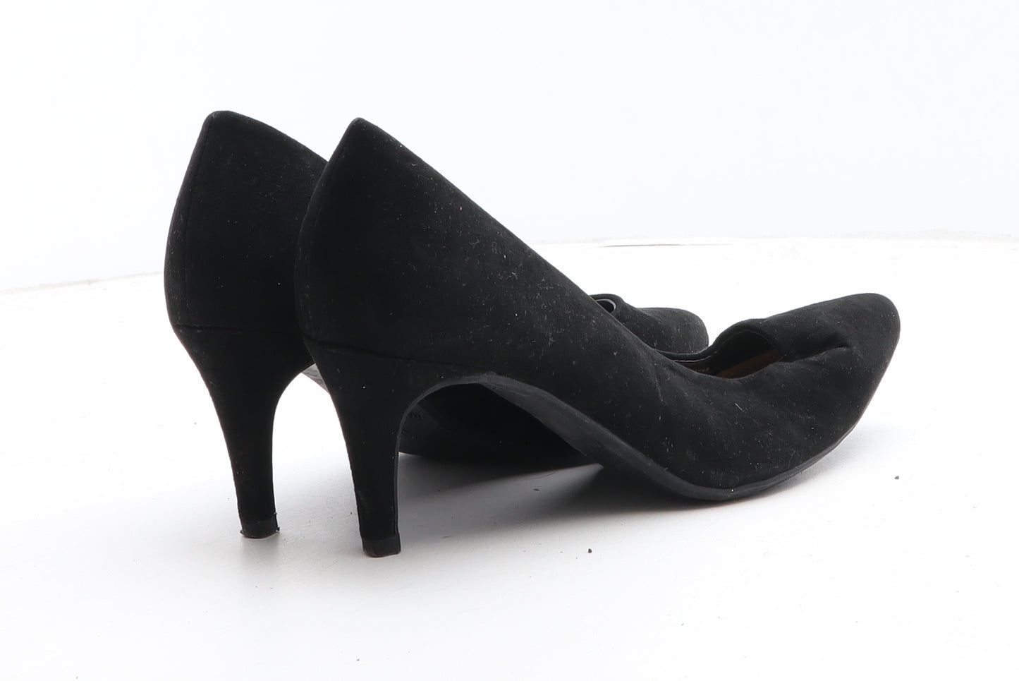 George Womens Black Synthetic Court Heel UK
