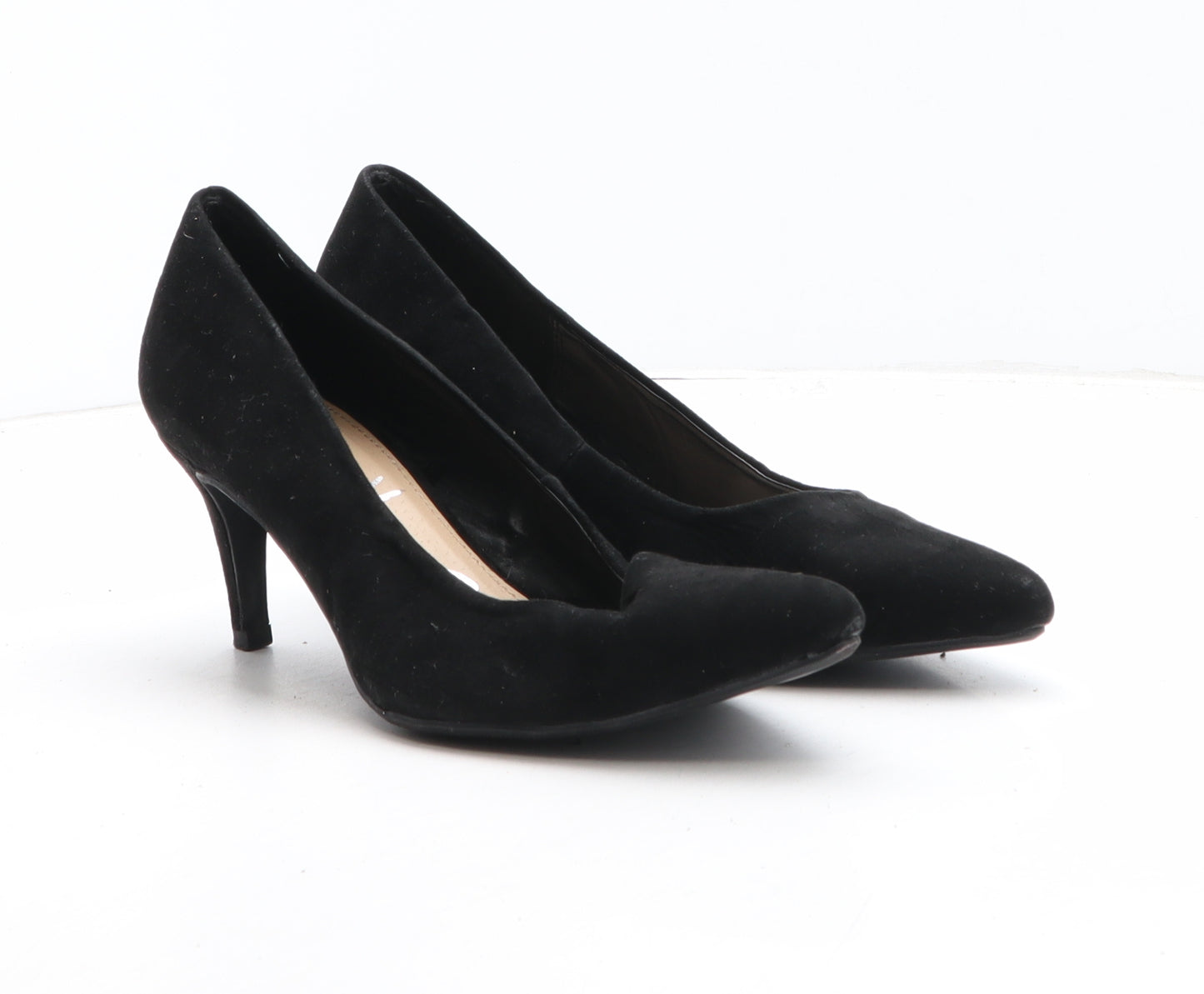 George Womens Black Synthetic Court Heel UK