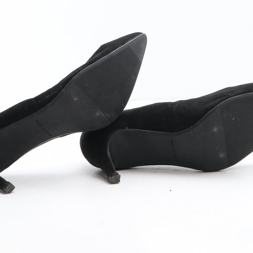 George Womens Black Synthetic Court Heel UK