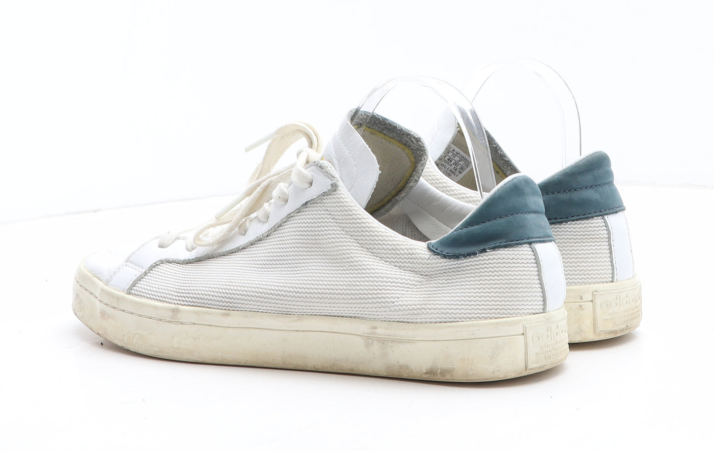 adidas Mens White Synthetic Trainer UK 11