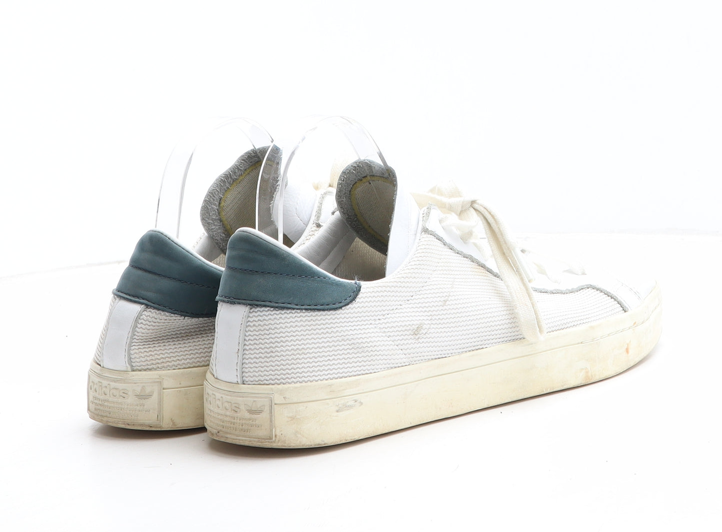 adidas Mens White Synthetic Trainer UK 11