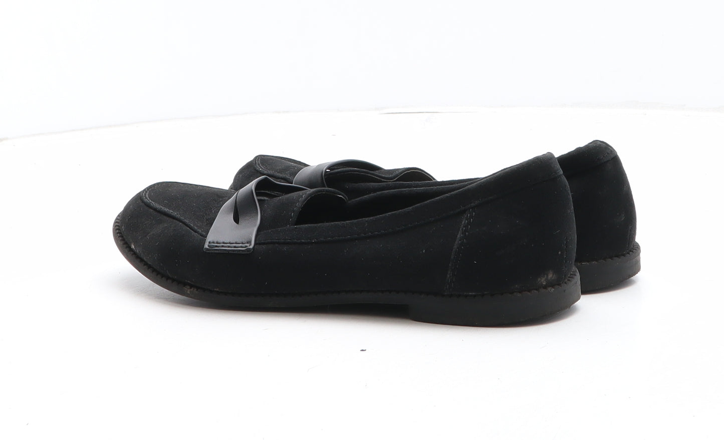 F&F Womens Black Synthetic Flat UK