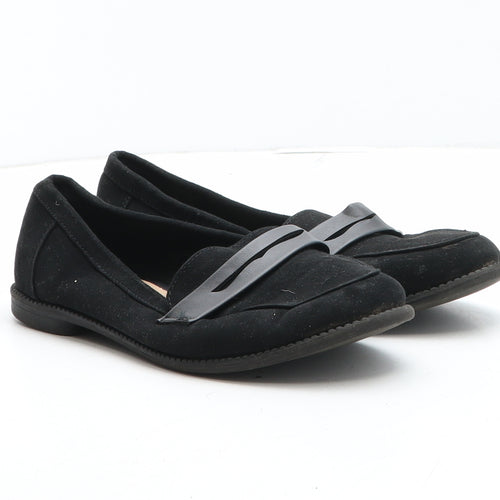 F&F Womens Black Synthetic Flat UK