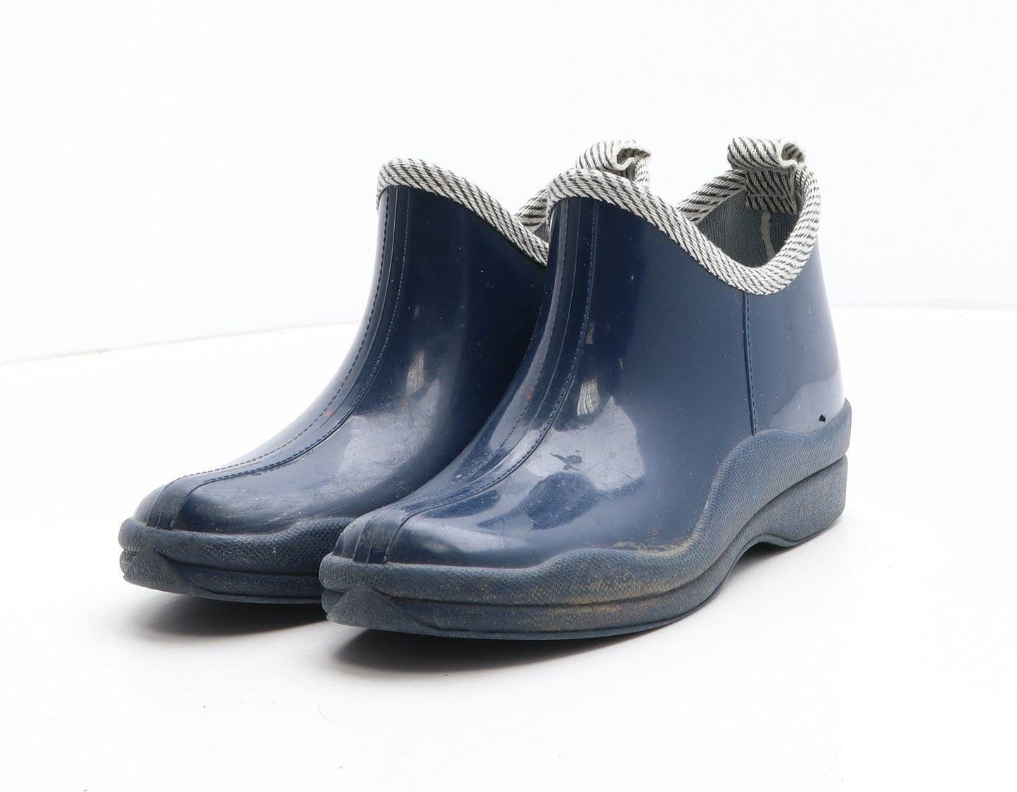 Preworn Womens Blue Synthetic Wellies Boot UK