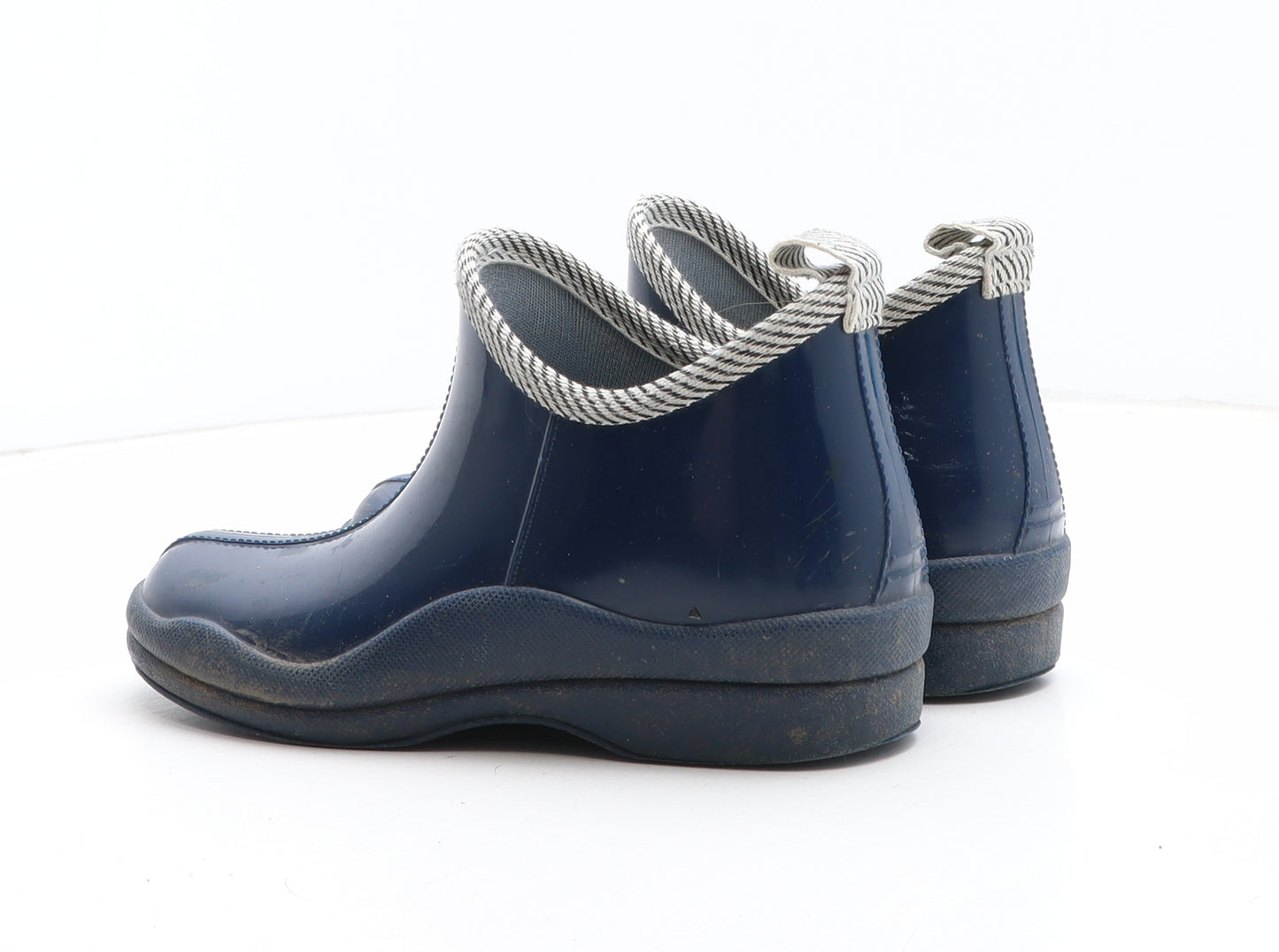 Preworn Womens Blue Synthetic Wellies Boot UK
