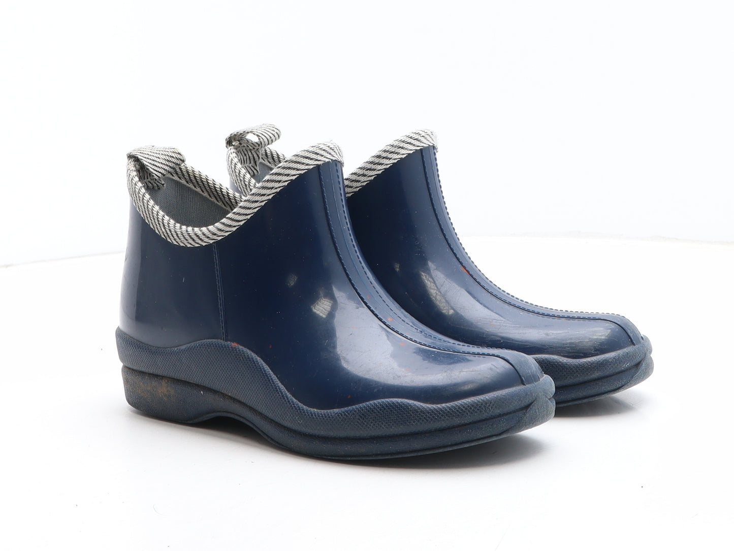 Preworn Womens Blue Synthetic Wellies Boot UK