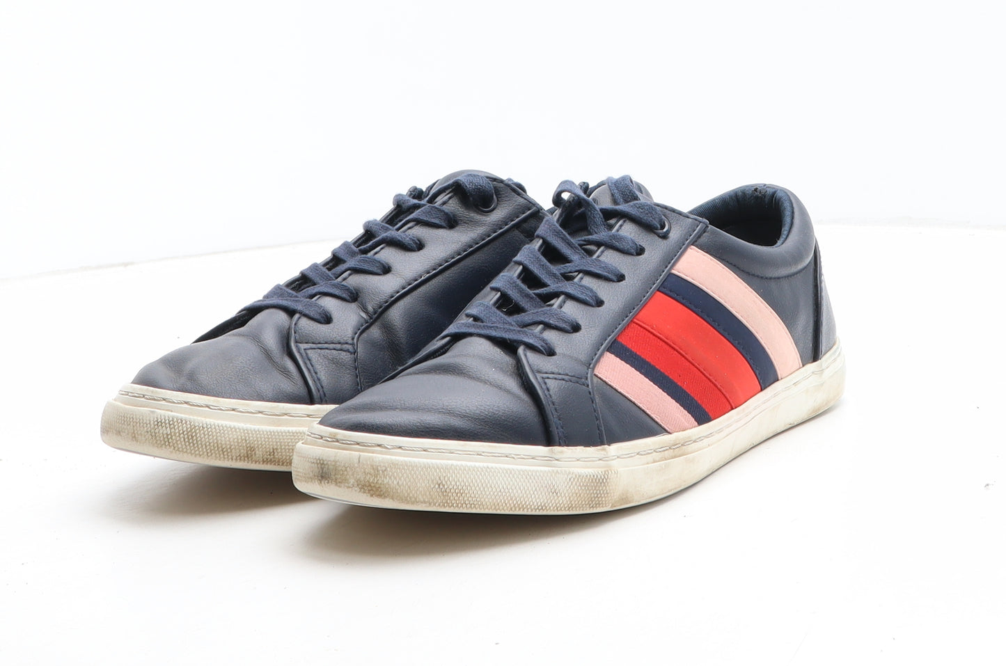 Marks and Spencer Womens Black Colourblock Synthetic Trainer UK