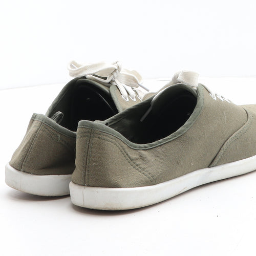 Primark Womens Green Synthetic Trainer Casual UK
