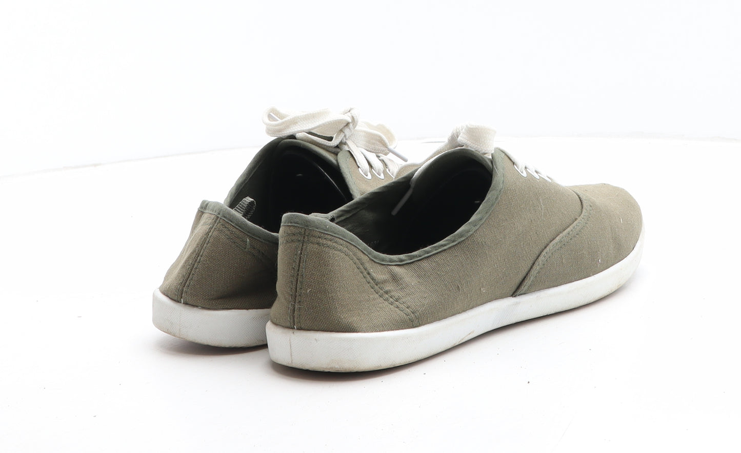 Primark Womens Green Synthetic Trainer Casual UK