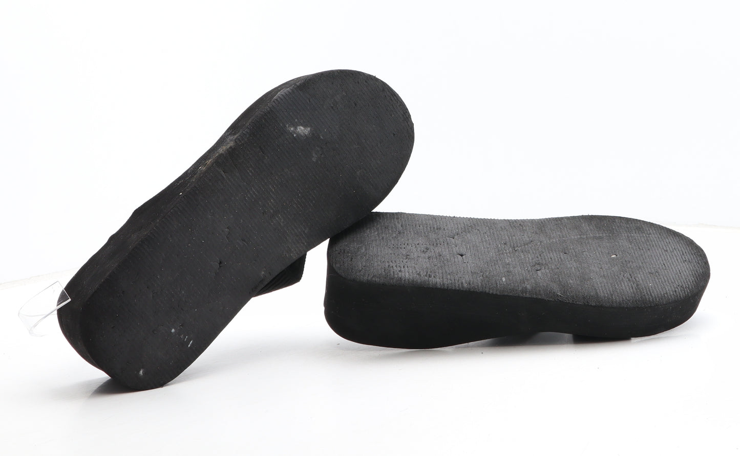 Lilley Womens Black Synthetic Slip On Sandal UK