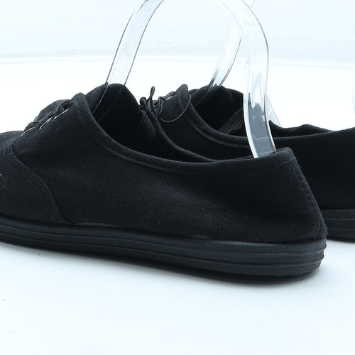 PEP&CO Womens Black Polyester Trainer UK