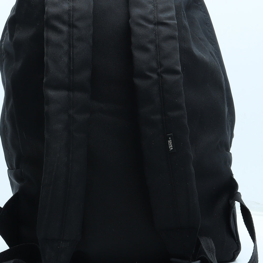 VANS Mens Black Polyester Backpack Size Large