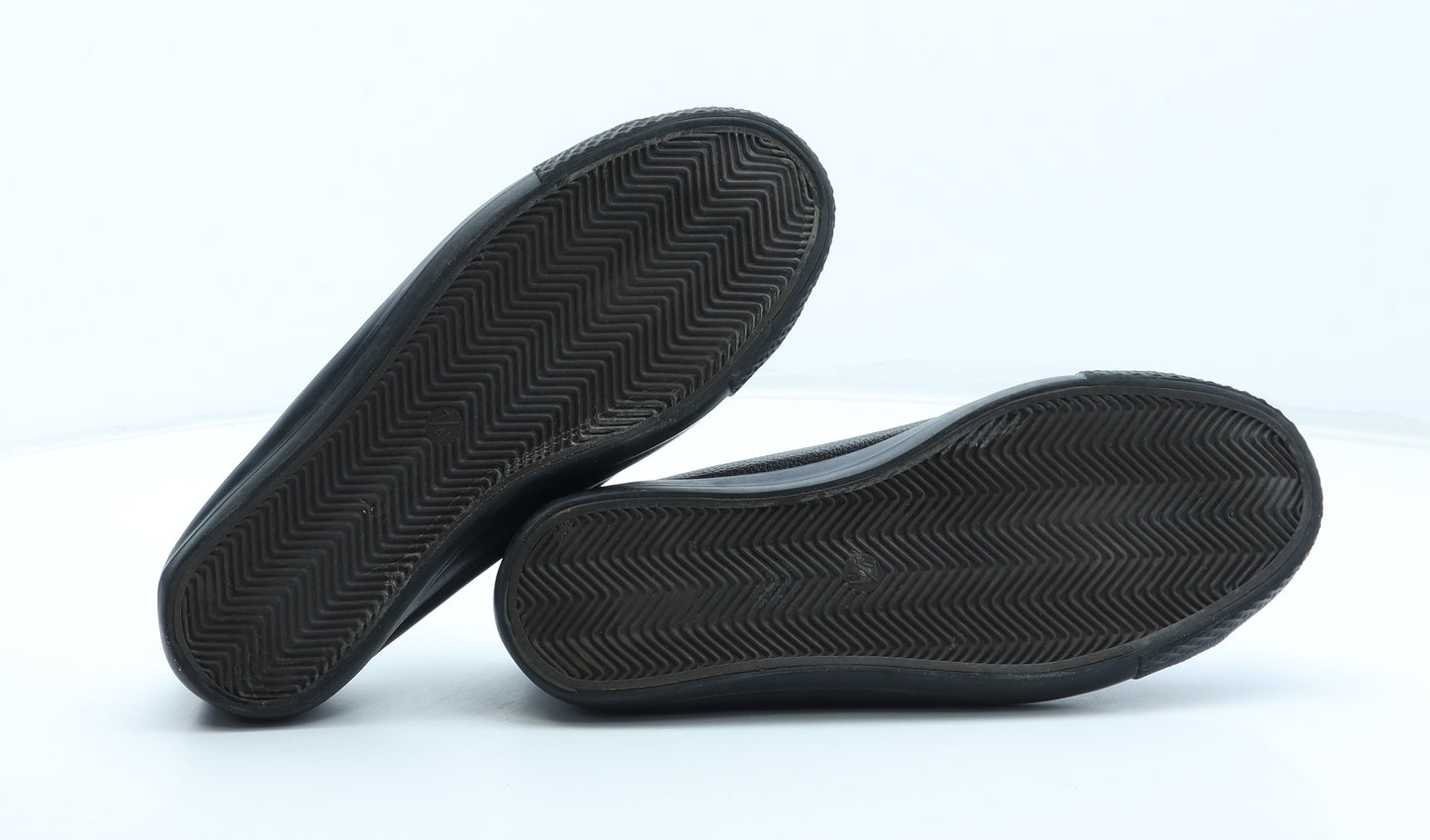 Atmosphere Womens Black Polyurethane Trainer UK