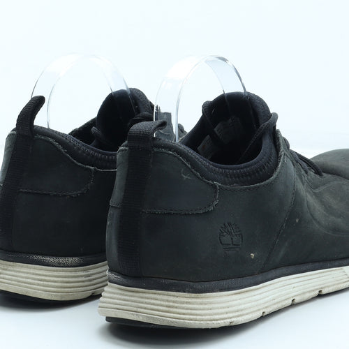 Timberland Mens Black Leather Trainer UK 10 44