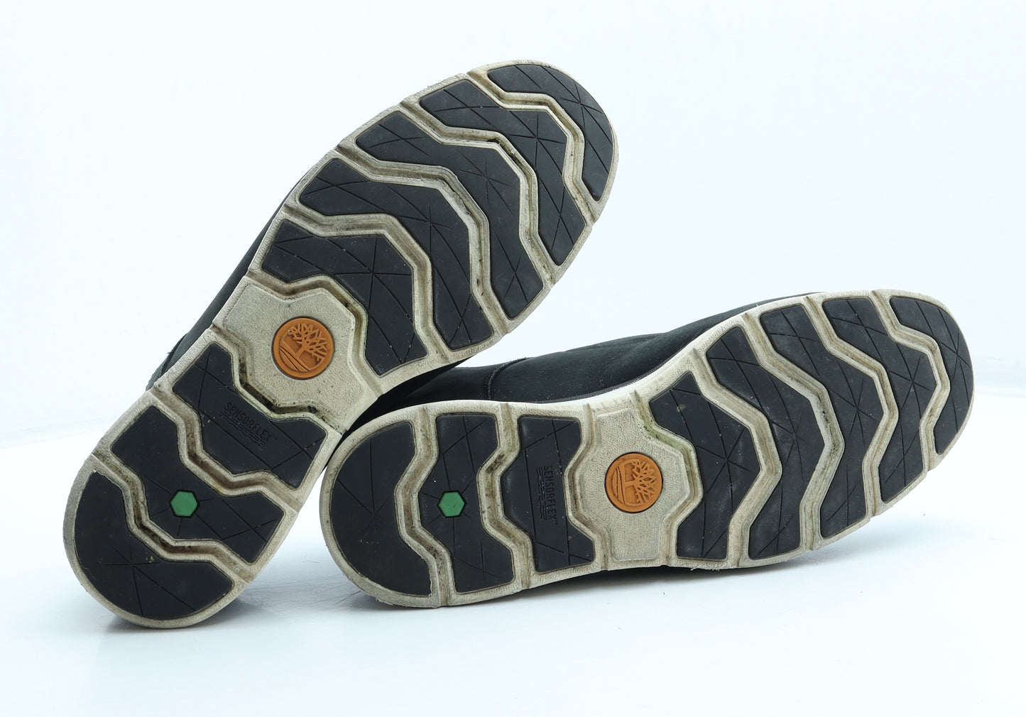 Timberland Mens Black Leather Trainer UK 10 44