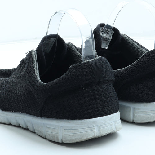 Fabric Mens Black Polyester Trainer UK 9 43