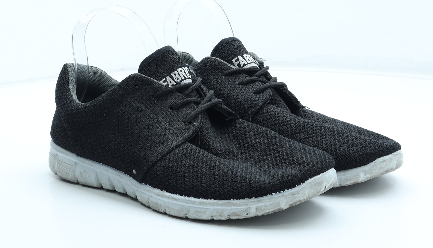 Fabric Mens Black Polyester Trainer UK 9 43