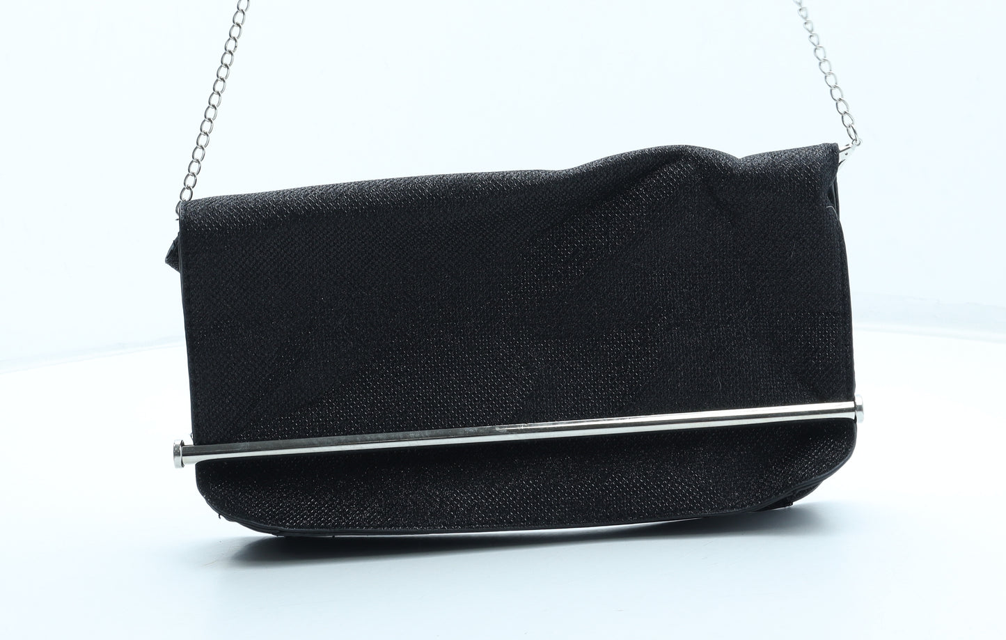 Dorothy Perkins Womens Black Polyester Clutch Size Small