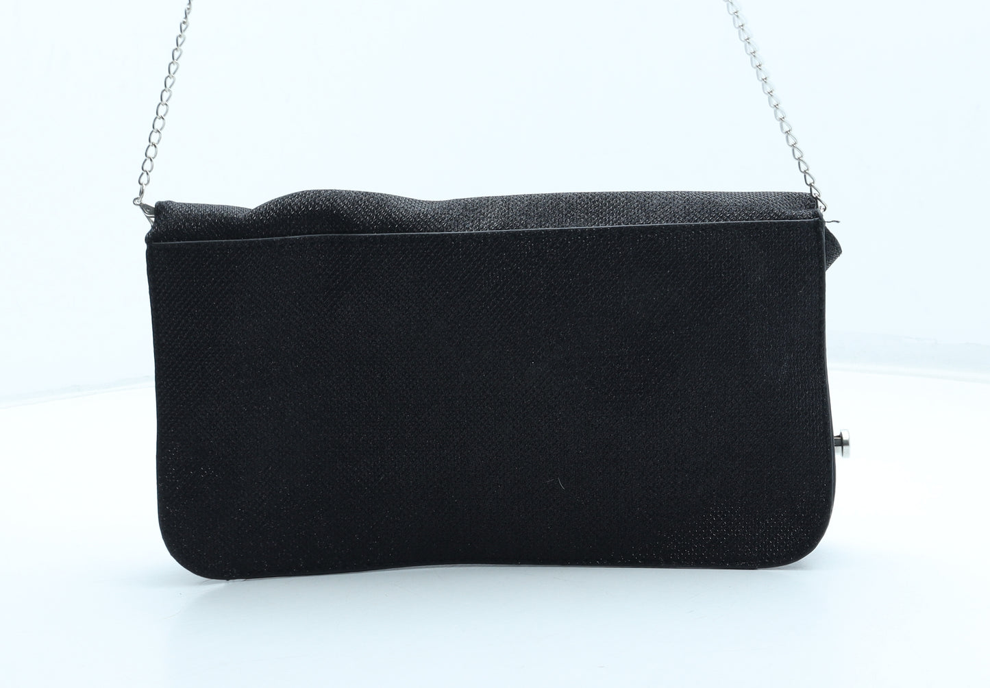 Dorothy Perkins Womens Black Polyester Clutch Size Small