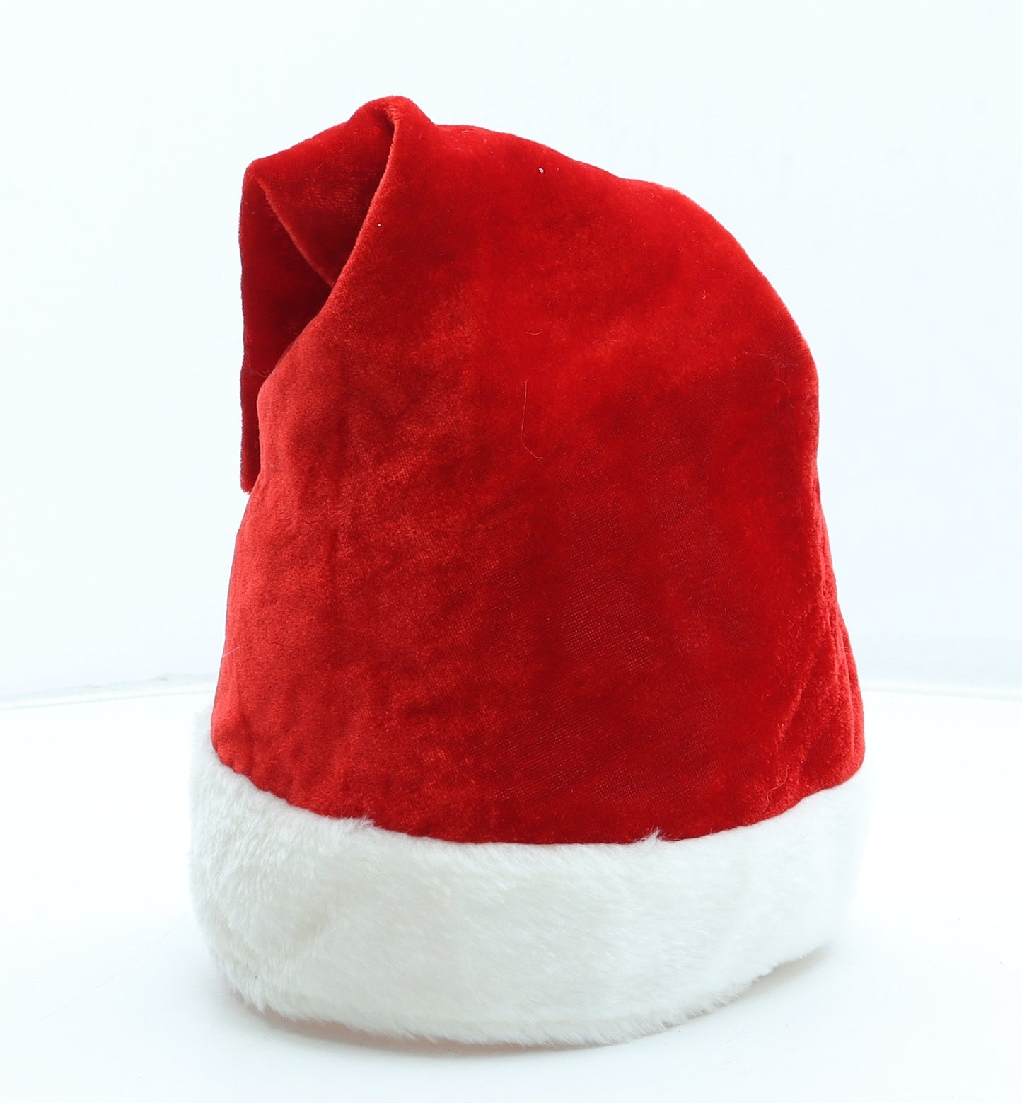 Preworn Womens Red Polyester Bobble Hat One Size - Father Christmas Hat