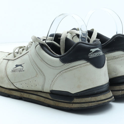 Slazenger Mens White Polyurethane Trainer UK 13 47