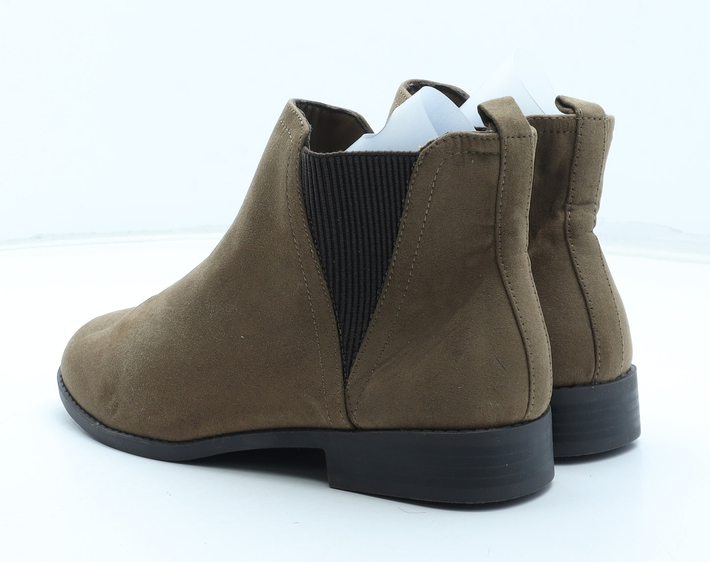 Primark Womens Beige Polyurethane Chelsea Boot UK